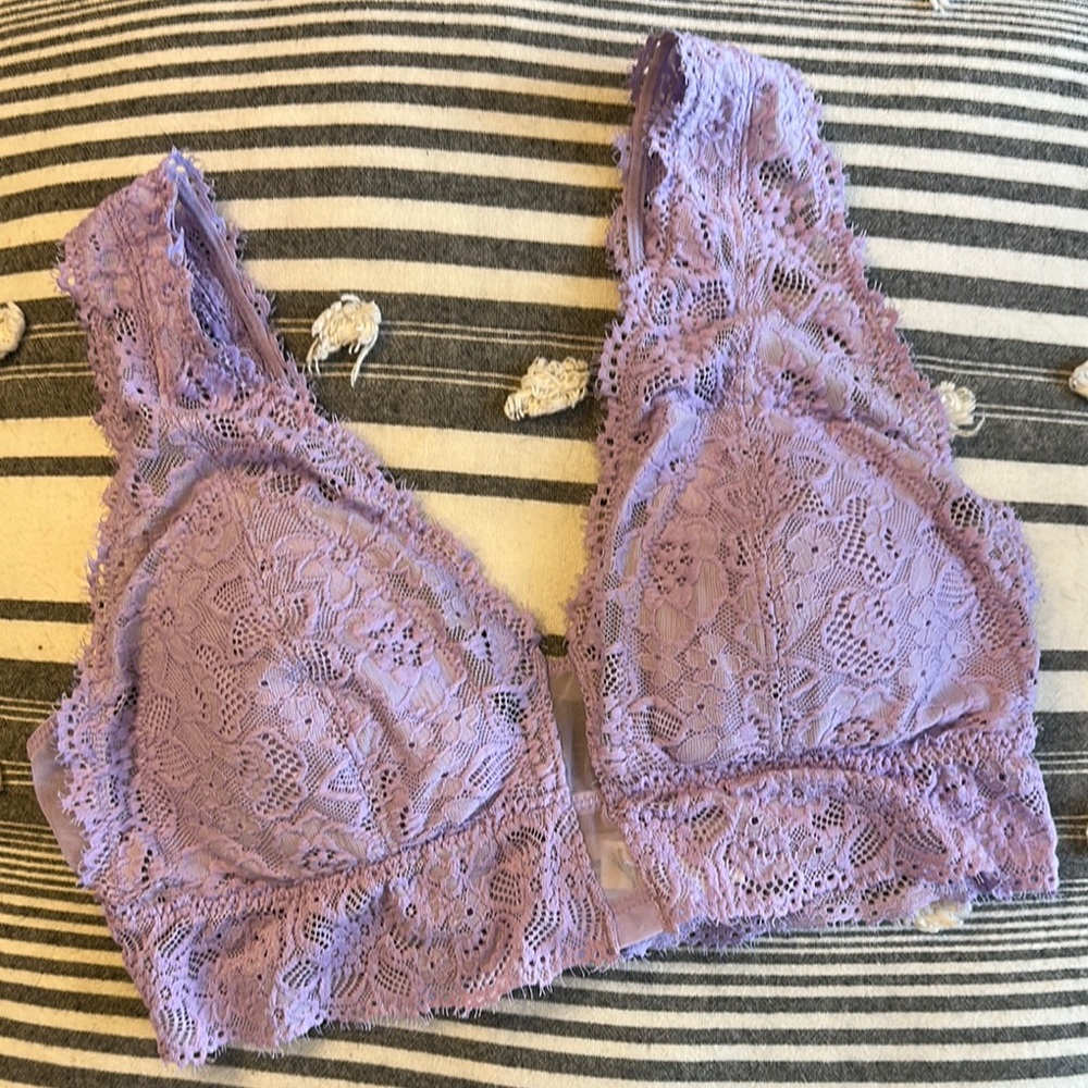 Aerie Lavender Lace Bralette
